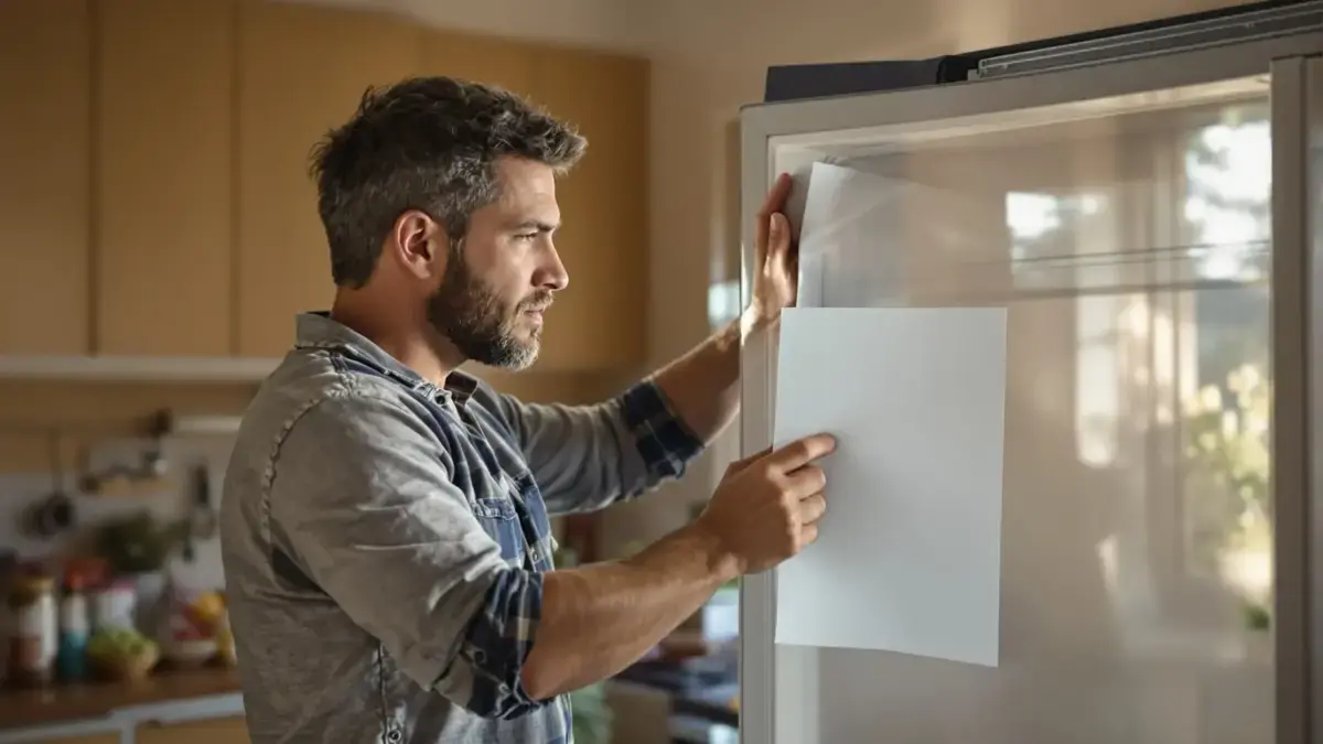 Huishoudens worden verzocht om voor zaterdag een A4-vel papier in de koelkast te leggen.